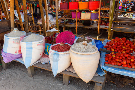 班斯科市马尔加什织物高清图片