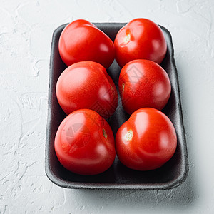 红熟番茄 白底背景图片
