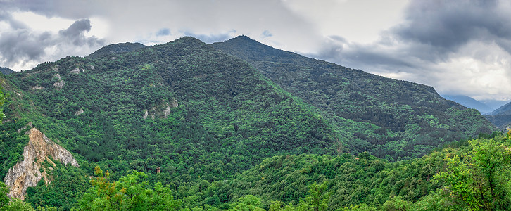 保加利亚罗多波山脉民族爬坡历史假期复兴旅游峡谷建筑旅行木头背景图片