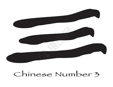三号中文字符的中文字符数艺术品简写书法艺术墨水数字徽标数学插图绘画背景图片