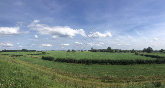 盖德兰斯潘克伦周围的风景农田高清图片