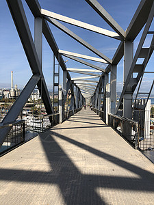 港口论坛的桥梁背景图片
