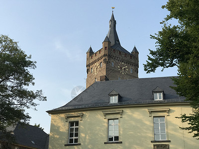 施瓦宁堡城堡公爵建筑学背景图片