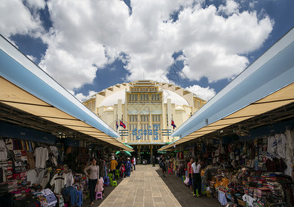 中央市场标志性建筑艺术 Deco外表 在高清图片