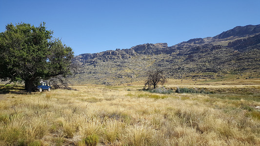 克兰顿Cederberg荒野区露营背景