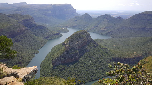 普马兰加南非的布雷德河峡谷背景
