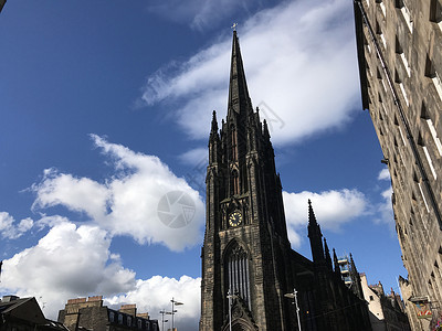 枢纽 苏格兰爱丁堡大会厅背景图片