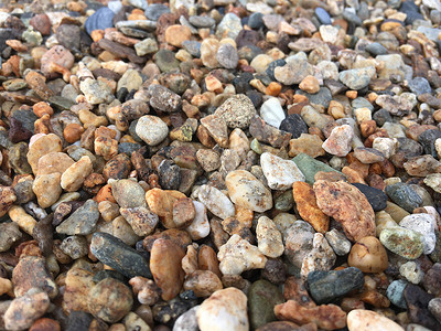 海滩的石头岩石背景图片