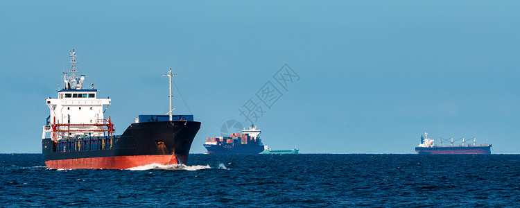 黑货货船货运货物运输载体蓝色海洋血管服务进口商品高清图片