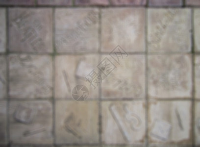方塔瓷砖形式的创意背景 用于设计作为背景模糊和散景效果背景