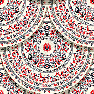 匈牙利图案瓷砖 1繁荣打印民间民俗艺术装饰品花朵马赛克圆形几何学背景图片