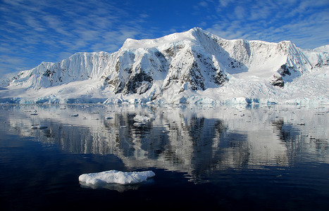 太阳南极地貌半岛海洋晴天山脉背景图片