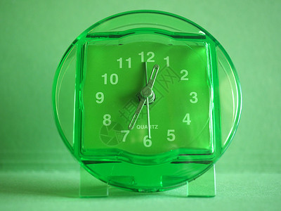 时钟计时设备时间绿色钟表小时手表技术背景图片