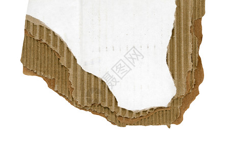 白色和棕色分层瓦楞纸板纹理背景空白纸板瓦楞图层材料样本墙纸背景图片