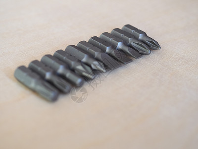 用于螺丝起子的比特控件设置工作司机金属持有者螺丝刀梅花批头架工具硬件工业背景图片