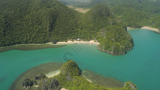 比科尔热带海滩吕宋岛高清图片
