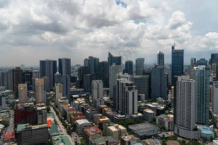 马尼拉市天空共管公寓高清图片