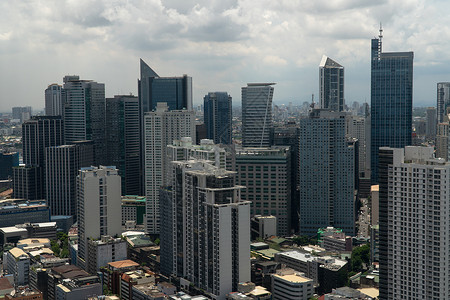 马尼拉大都会中心特大城市高清图片