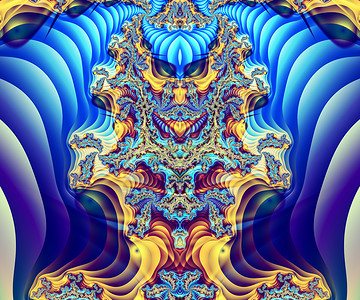 彩色玻璃图案计算机生成抽象多彩分形 artwor想像力装饰装饰品展示艺术马赛克形状阴影艺术品图案背景