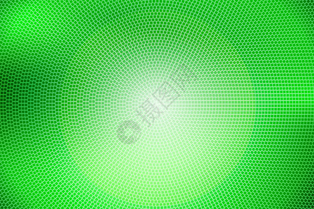 漫画网格圆点绿色背景 矢量半色调插图 几何单色虚线图案 带有对比色气泡的波普艺术封面 海报 横幅 卡片 传单的模板设计装饰品球体车轮圆形插画