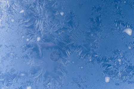 水彩绘蓝色雪花圣诞节冰冷的高清图片