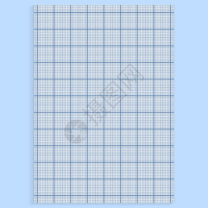网格纸  A4 格式的逼真空白内衬纸页 带彩色图表的方形背景 学校壁纸纹理笔记本的几何图案 透明背景上的内衬空白日记打印帆布推介背景图片