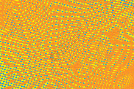 波普艺术彩色漫画书杂志封面 波尔卡圆点橙色和蓝色背景 卡通搞笑复古图案模拟 矢量半色调插图 90-s 风格 海报 卡片 传单的模背景图片