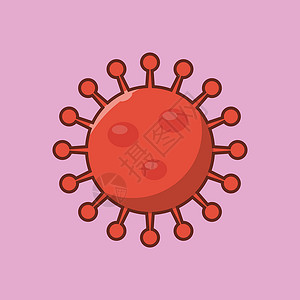 艾滋病毒病毒疫苗发烧健康感染病原插图疾病横幅流感危害背景图片