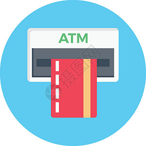 信用信贷电子服务借方预算员机金融银行业订金交易取款机背景图片