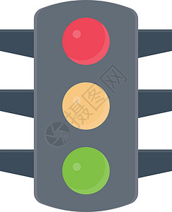 交通控制红绿灯街道插图安全信号危险黑色指导运输背景图片