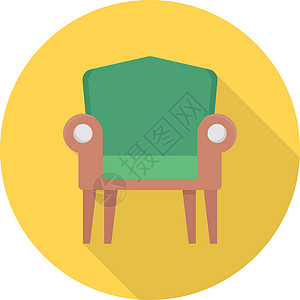 位数沙发标识办公室座位插图家具扶手椅黑色背景图片