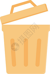 垃圾入桶删除篮子垃圾桶生态互联网垃圾环境网络插图垃圾箱回收插画