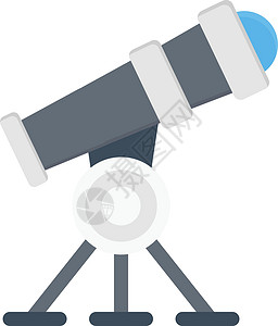 双望远镜天文学学习光学插图工具艺术科学双目插画