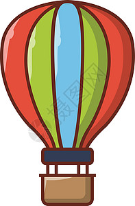 空气气球白色标识冒险跳伞乐趣盒子网络天空运输送货背景图片