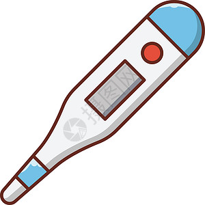 温度计温度药品医院医生测量电子医疗仪表字形工具背景图片