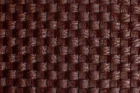 深棕色复古面料与编织纹理特写 纺织背景宏 一大步背景图片