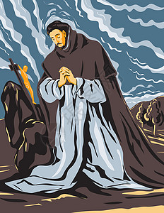 圣多米尼克的美术作品背景图片