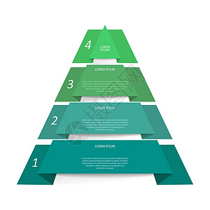 轰六三角编队信息图表金字塔 三角图分为4部分空白概念战略部门动力学草图成就日程库存插图插画