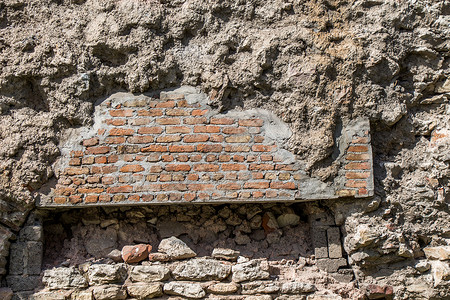 旧的老砖砖墙壁背景红色建筑砖墙砖块墙纸材料历史建筑学石工石头背景图片