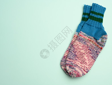 手工袜子素材柔软的冬天高清图片