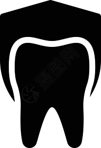 科技技术卫生牙疼诊所插图凹痕牙医搪瓷口服保健解剖学背景图片