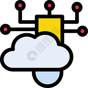 云电脑托管服务网站贮存互联网计算数据技术服务器背景图片