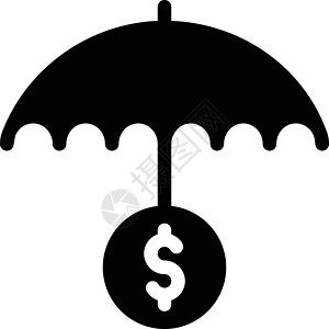 伞式雨伞商业财富网络银行业投资银行货币插图利润保险背景图片