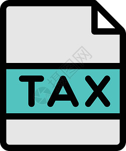 报税单线条时间标识金融插图会计艺术帐户网络背景图片