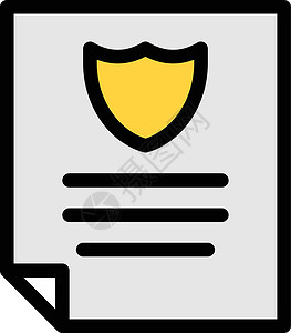 文件盾认证网络测试安全保险互联网商业插图政策复选背景图片