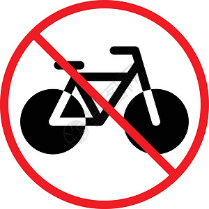 受限制的横幅警告交通危险安全运输插图禁令黑色圆圈背景图片