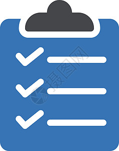 复选标记任务清单商业办公室插图协议标记木板测试笔记报告复选设计图片