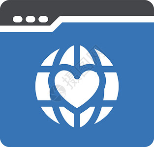 浏览器全球地址网址生活网站互联网插图捐款界面软件背景图片