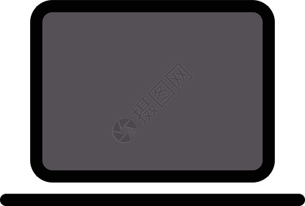 笔记本电脑绘画按钮空白商业监视器插图屏幕技术互联网黑色背景图片