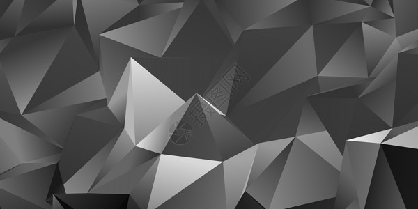 抽象的灰色三角形背景低聚模式多边形坡度马赛克金属渲染水晶艺术插图折纸钻石背景图片